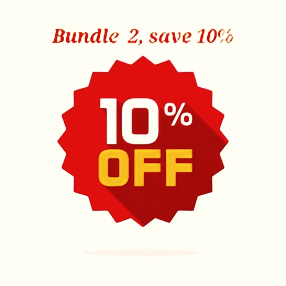 Bundle 2 Items, Save 10%